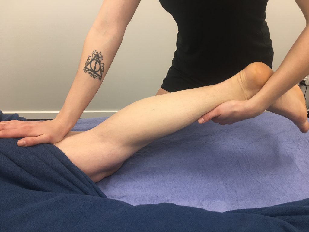 sports massage legs